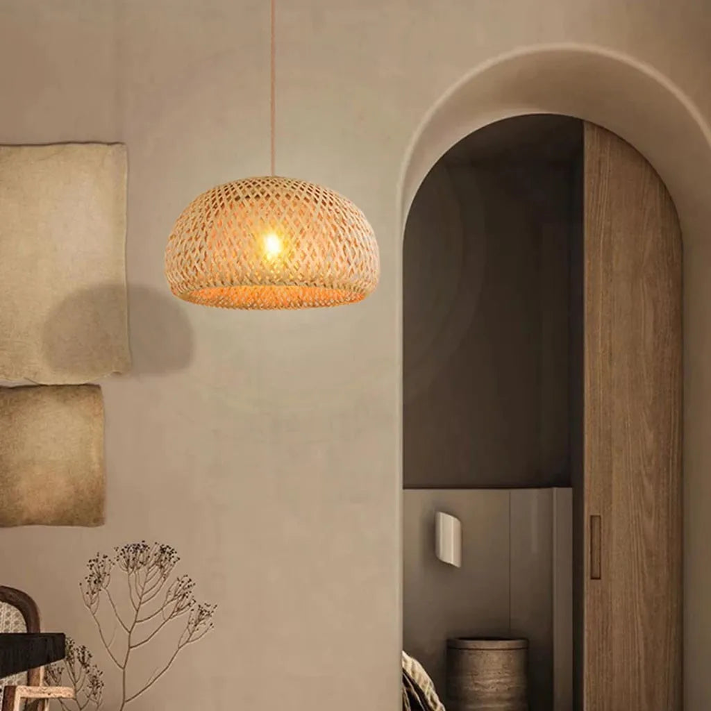 Modern Natural Bamboo Pendant Lamp