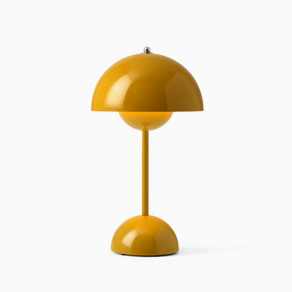 Cordless LED table lamp with adjustable brightness - perfect for the home, office or patio