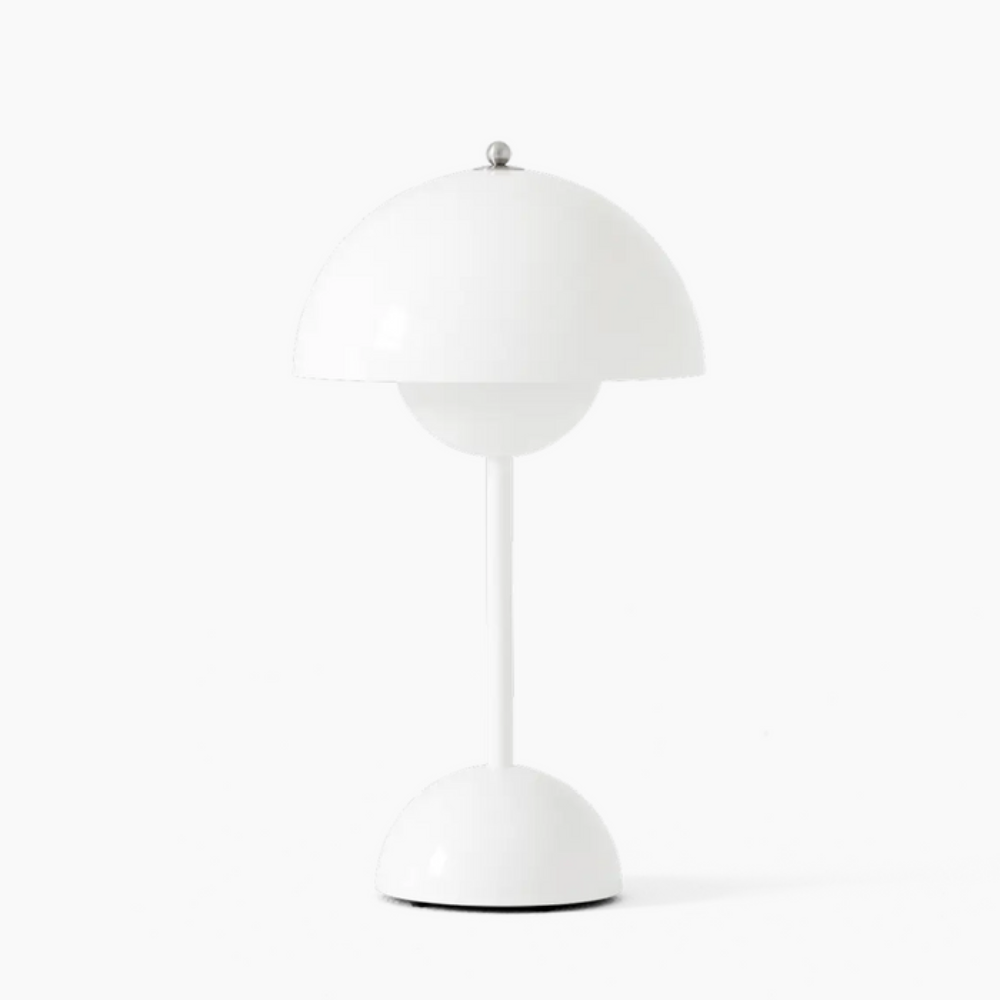 Cordless LED table lamp with adjustable brightness - perfect for the home, office or patio