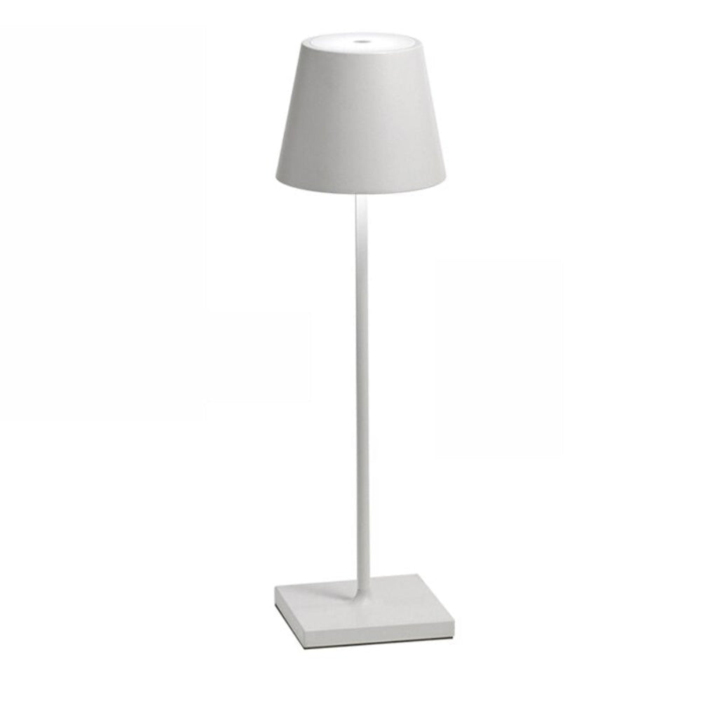 Dimmable cordless LED touch control table lamp