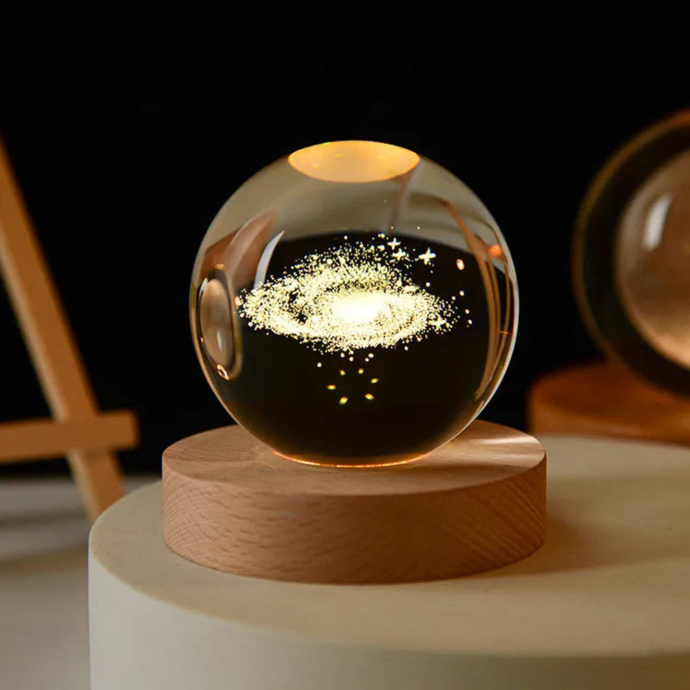 3D-engraved universe lamp - cosmic light for your room