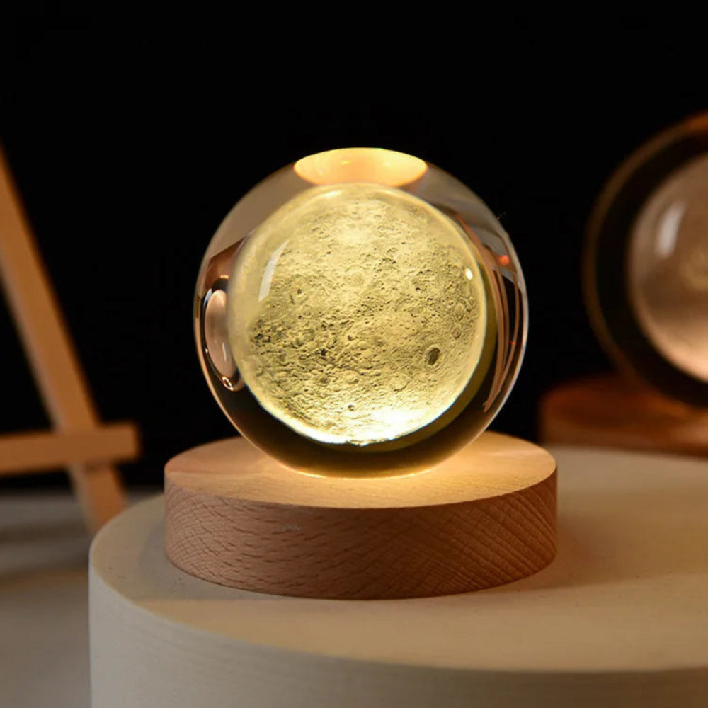 3D-engraved universe lamp - cosmic light for your room