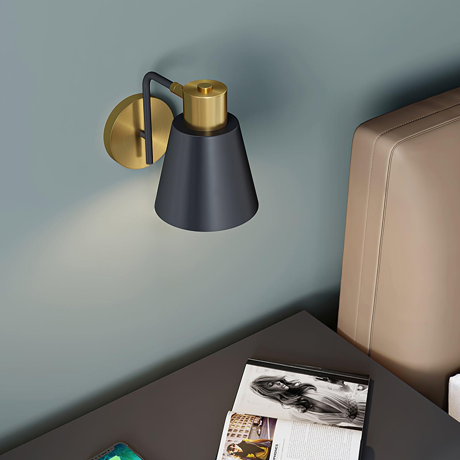 Adjustable Industrial Metal Wall Light for Living Room or Bedroom - Chic and Functional Lighting