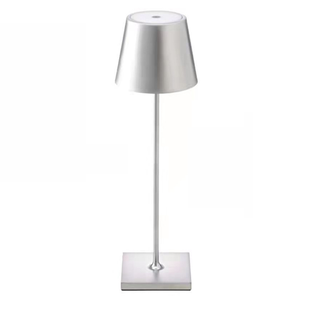 Dimmable cordless LED touch control table lamp